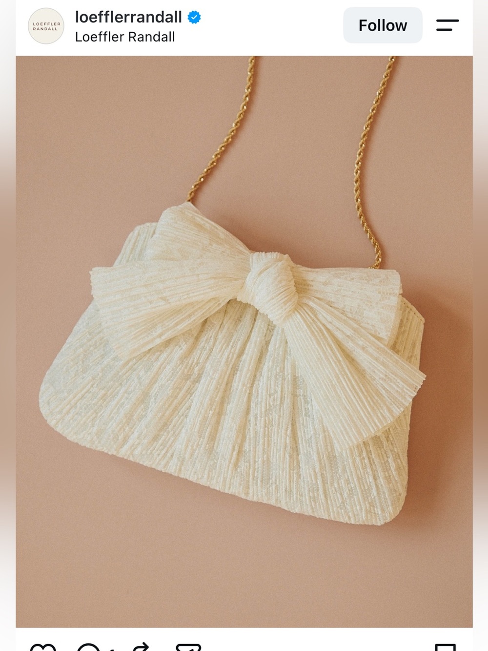 Loeffler Randall Rayne in Winter White Lace